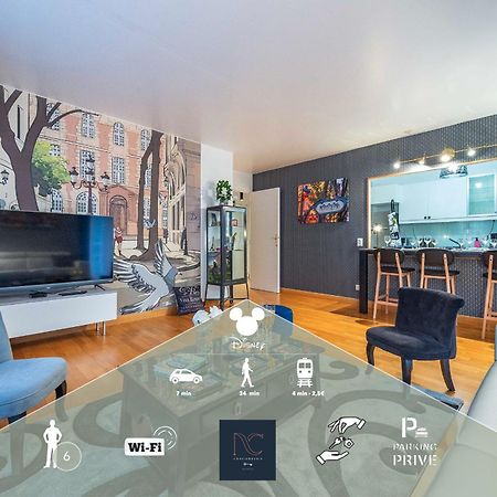 *Disneyland-Paris*6Pers, Wi-Fi, Netflix, Parking Chessy  Εξωτερικό φωτογραφία